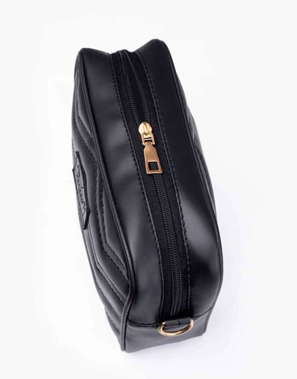 RangooN BLACK QUILTED CROSSBODY BAG