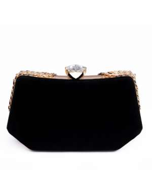 RangooN BLACK VELVET MIDNIGHT CLUTCH